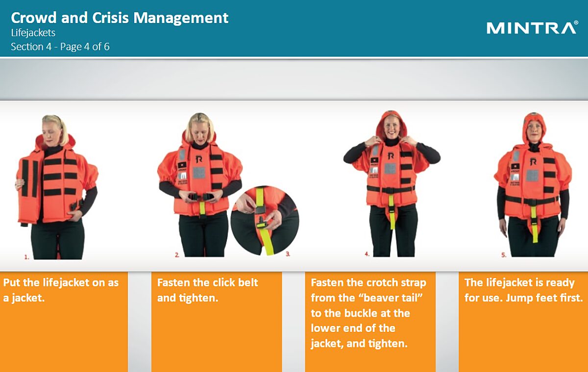 Crowd & Crisis Management (STCW-95, table A-V/2 & A-V/3) Training 4