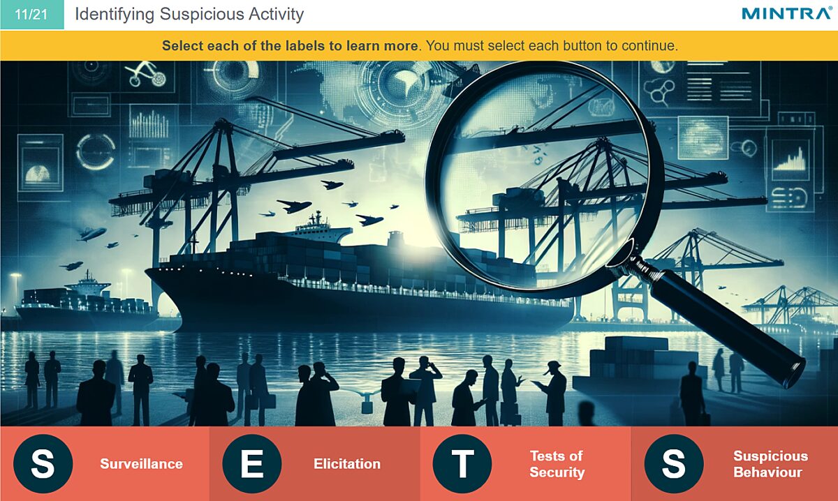 Ship Security training for crew with Designated Security Duties (STCW A-VI/6-2) Training 5