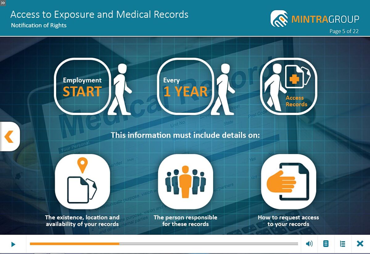 Access to Exposure and Medical Records (US) Training