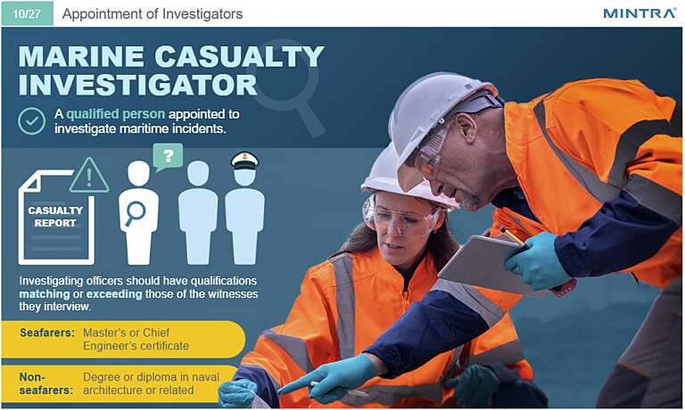 Accident & Incident investigation (Maritime) Training 2