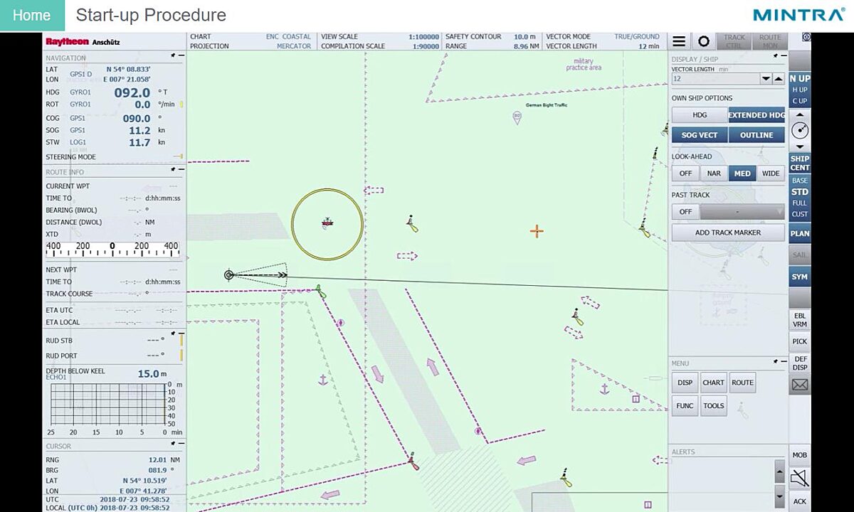 Anschütz Synapsis ECDIS NX Training