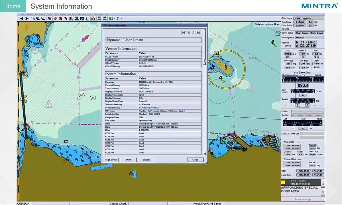 Anschütz Synapsis ECDIS Training