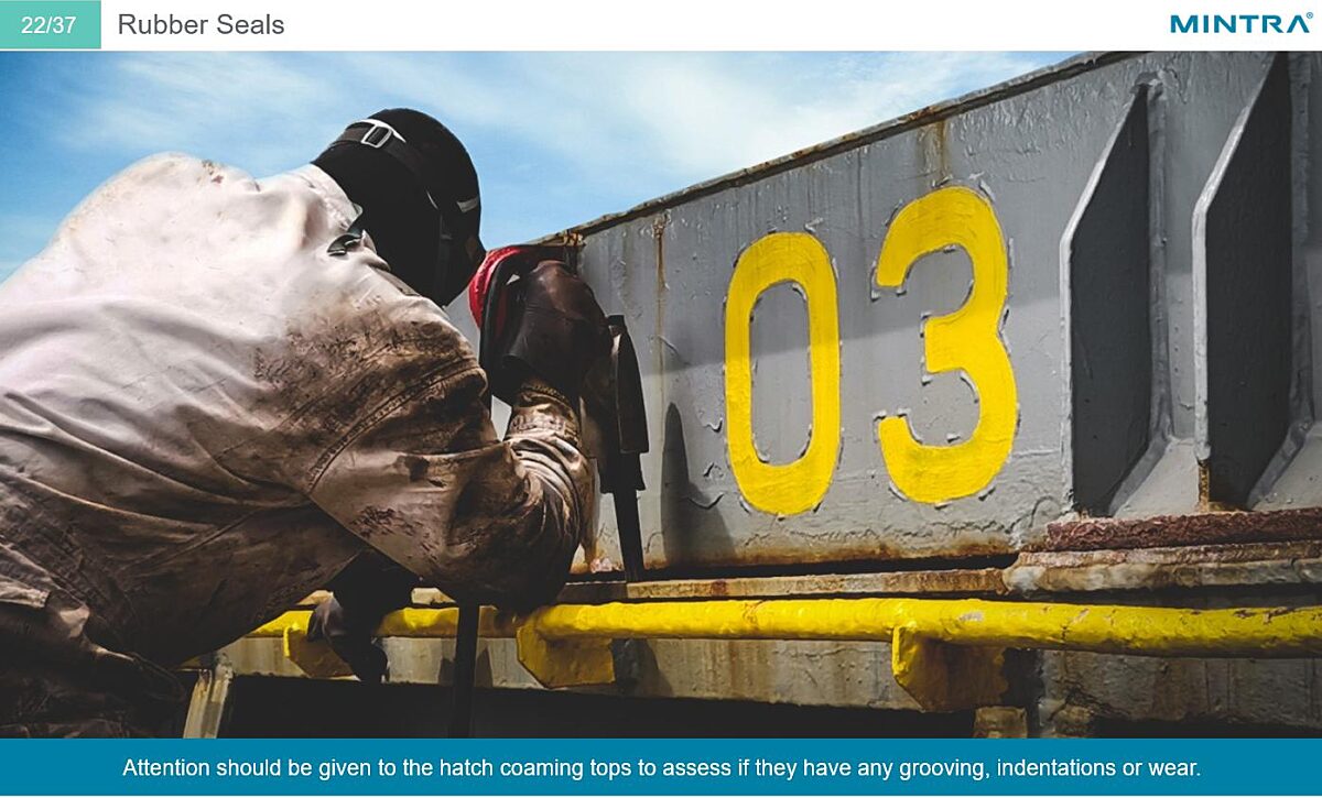 Bulker Operations Hatch Cover Inspection and Maintenance Maritime Training 5