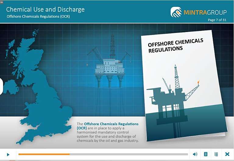 Chemical Use and Discharge Training