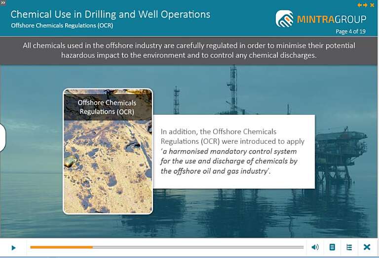 Chemical Use in Drilling and Well Operations Training