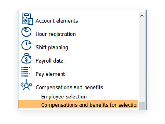 Compensation and benefit screenshot2