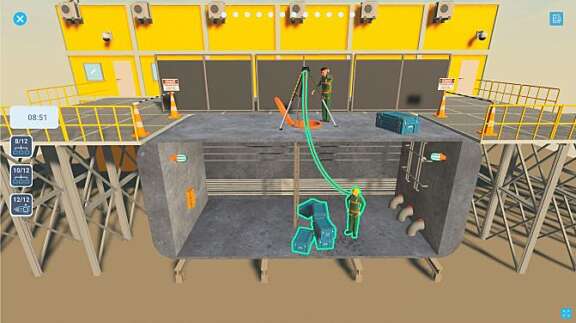 Confined Spaces Gamified English Version Training 5