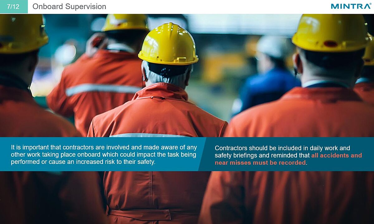 Contractor Management Training