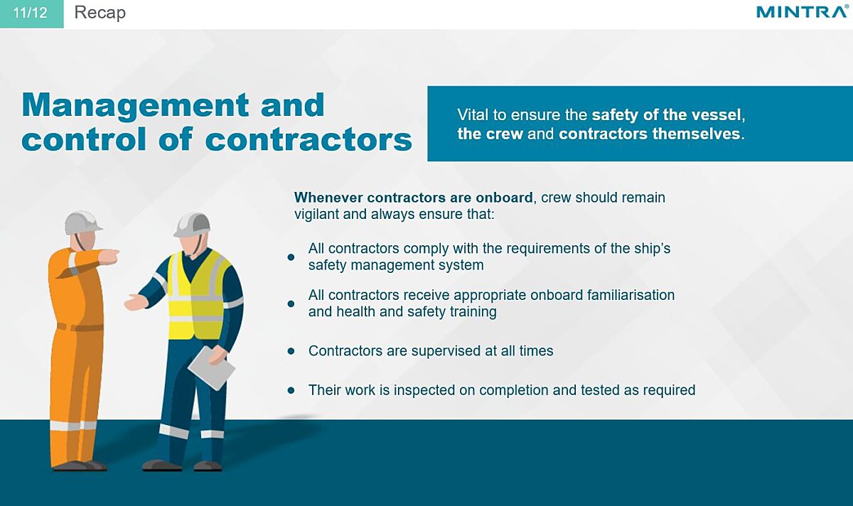Contractor Management Training
