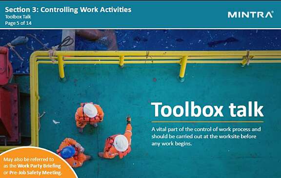Control of Work Performing Authorities OPITO Approved Training 3