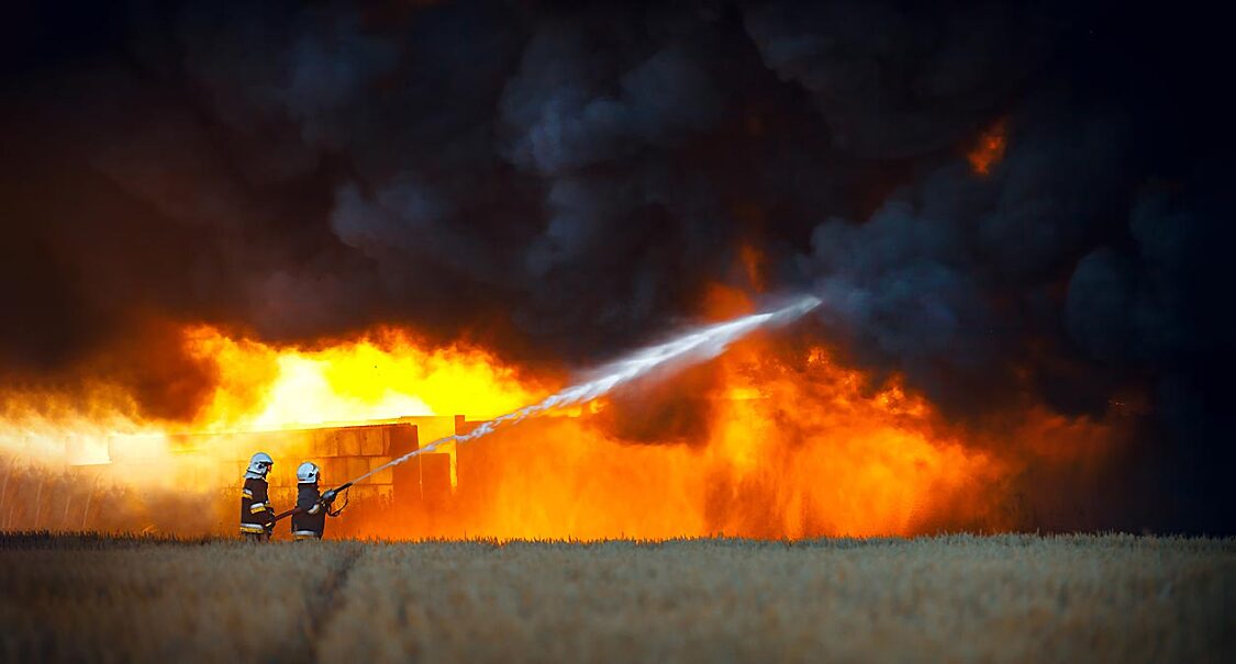 Dangerous goods at sea fire