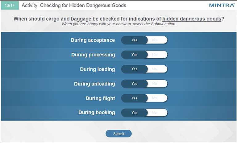 Dangerous Goods by Air Awareness Training - HCA Accredited 5