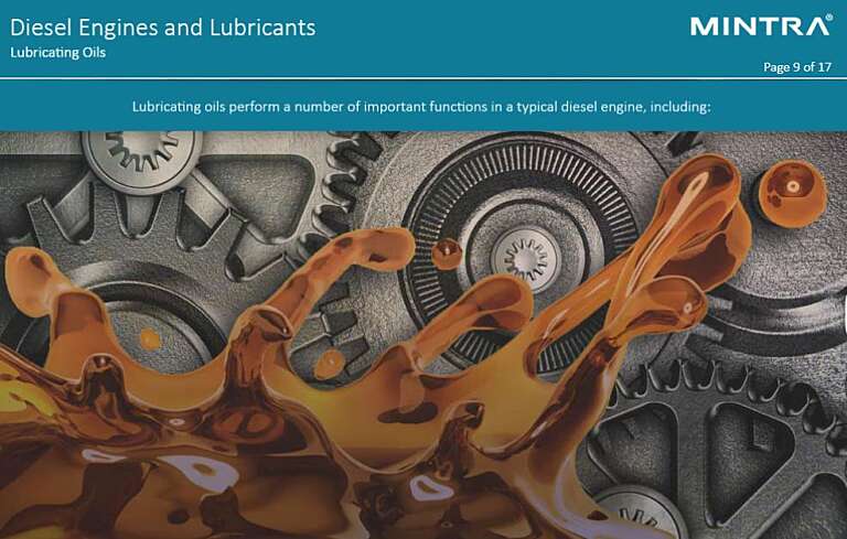 Diesel Engines and Lubricants Training