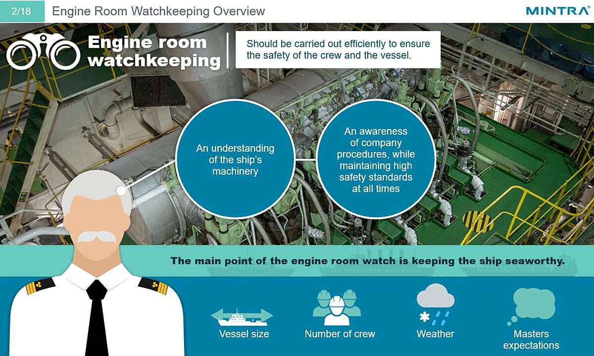 Engine Room Watchkeeping Training