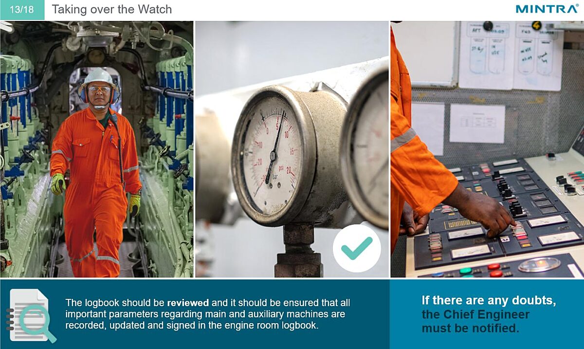 Engine Room Watchkeeping Training
