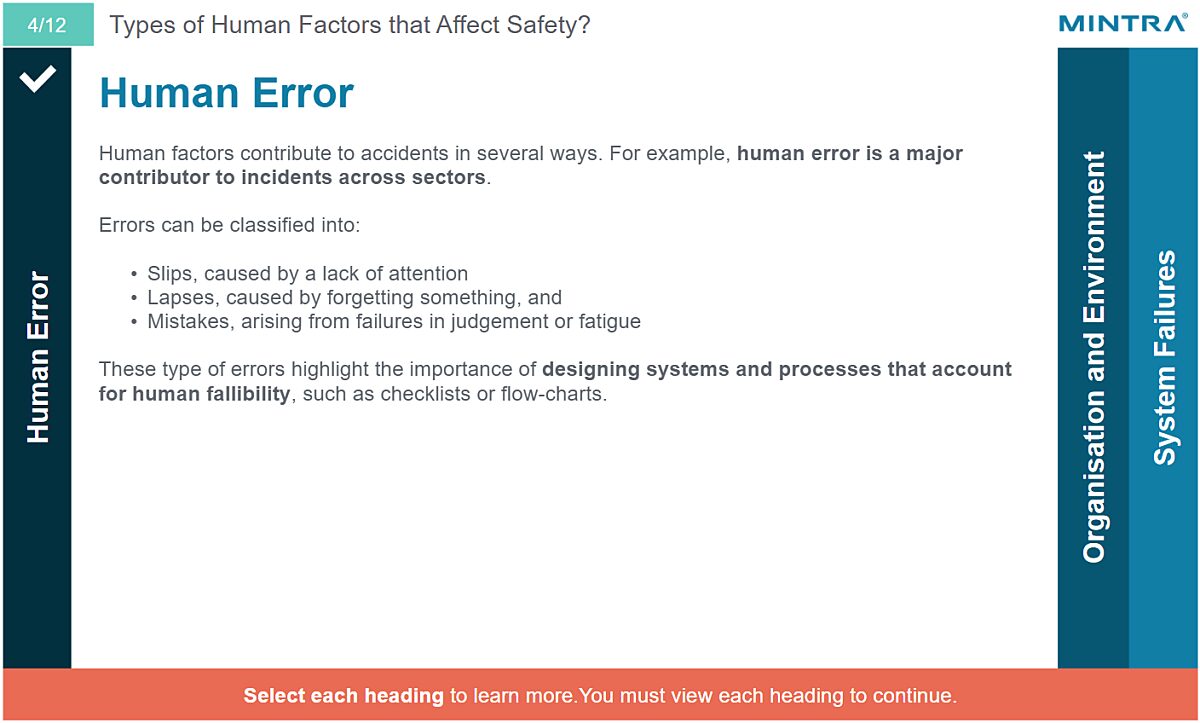 Human Factors (Maritime) Training 2