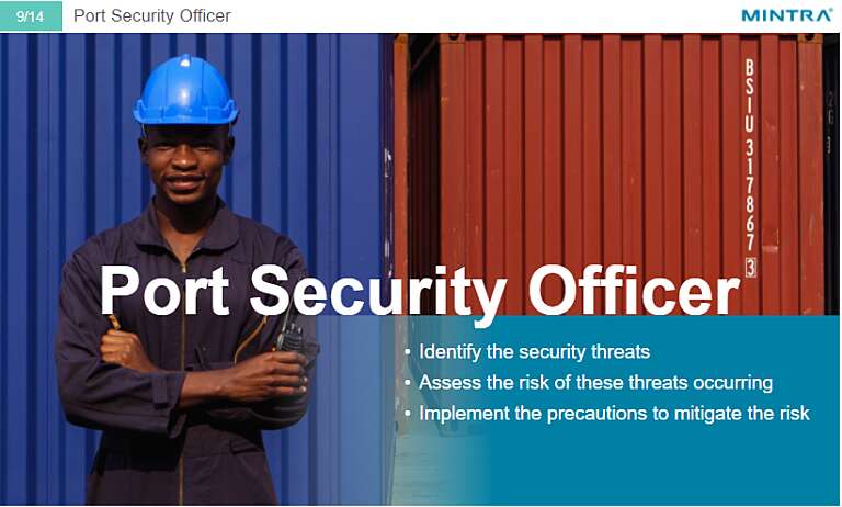 International Ship and Port Security (ISPS) Training 4