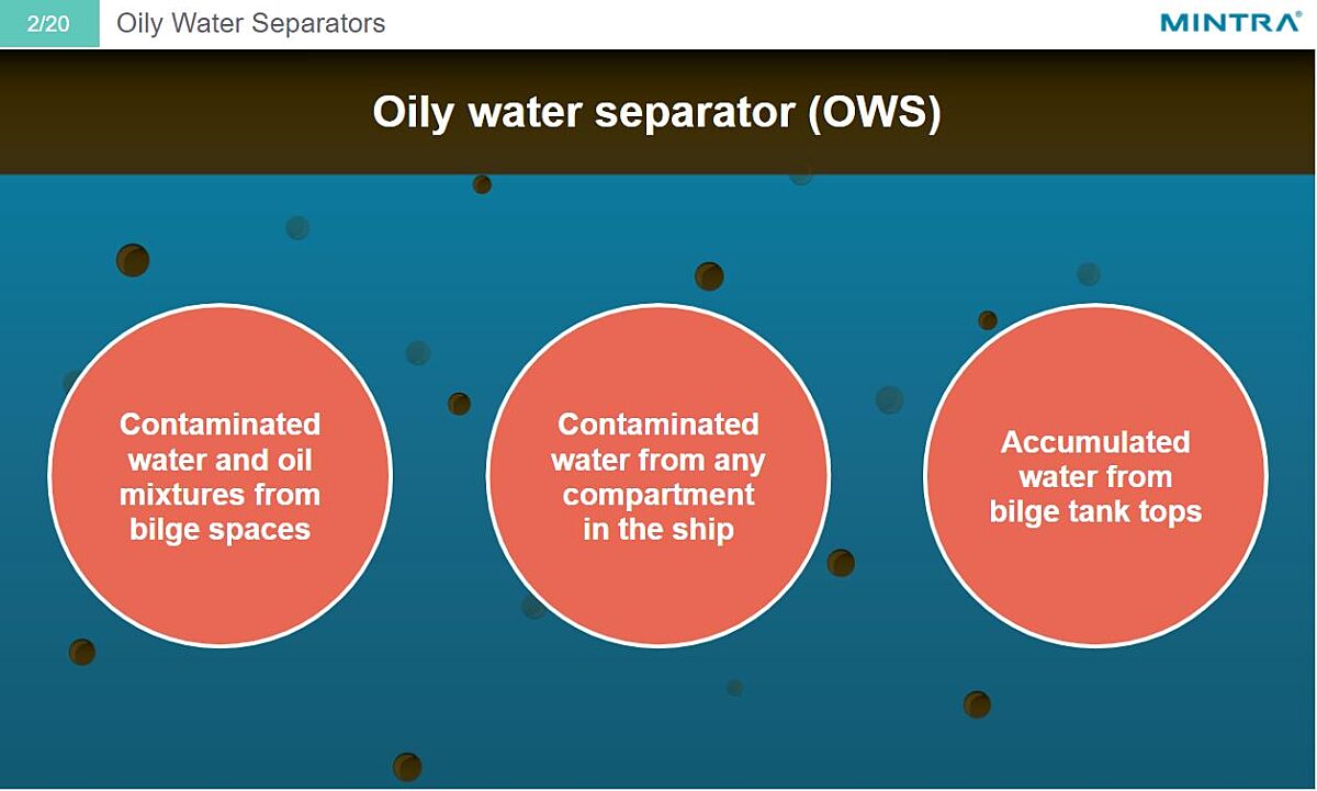 Introduction to Oily Water Separators Training