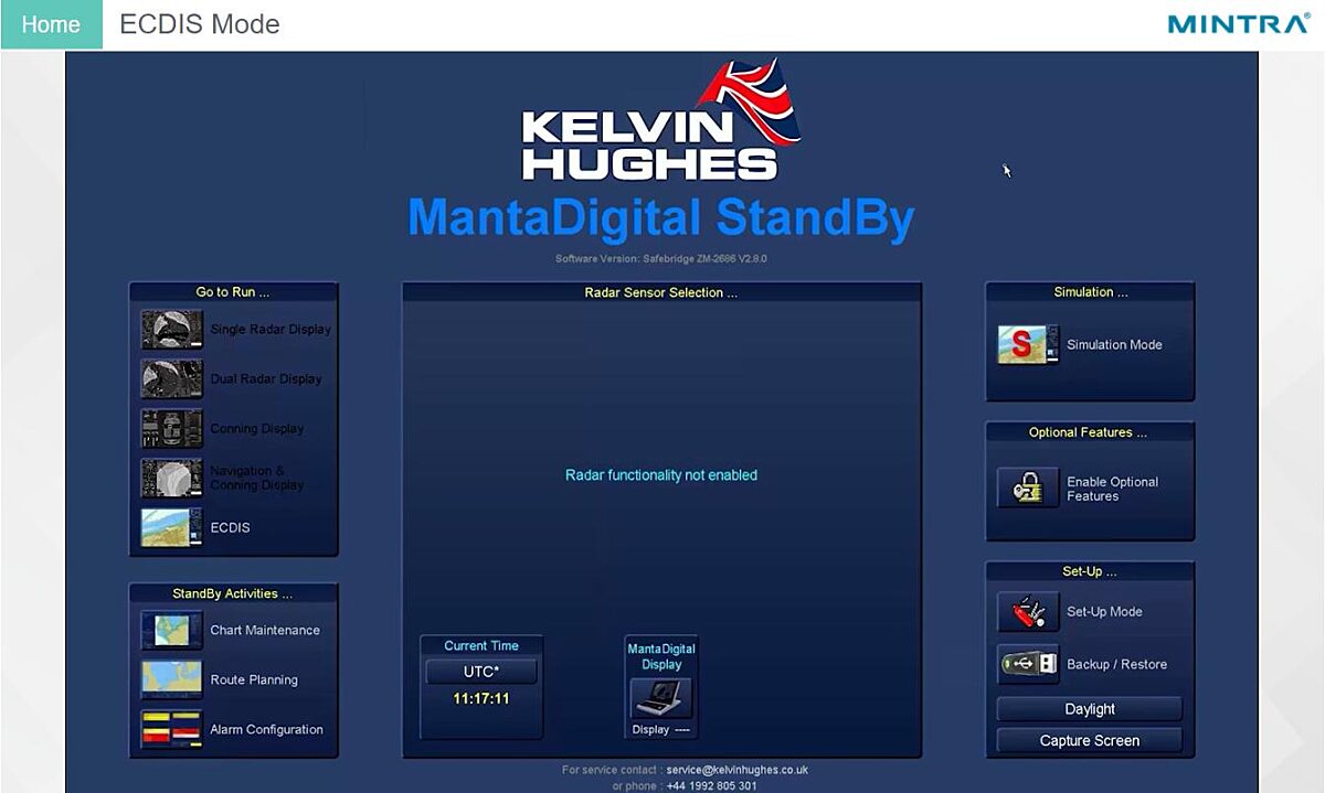 Kelvin Hughes Manta Digital ECDIS Training