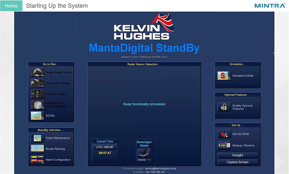 Kelvin Hughes Manta Digital ECDIS Training
