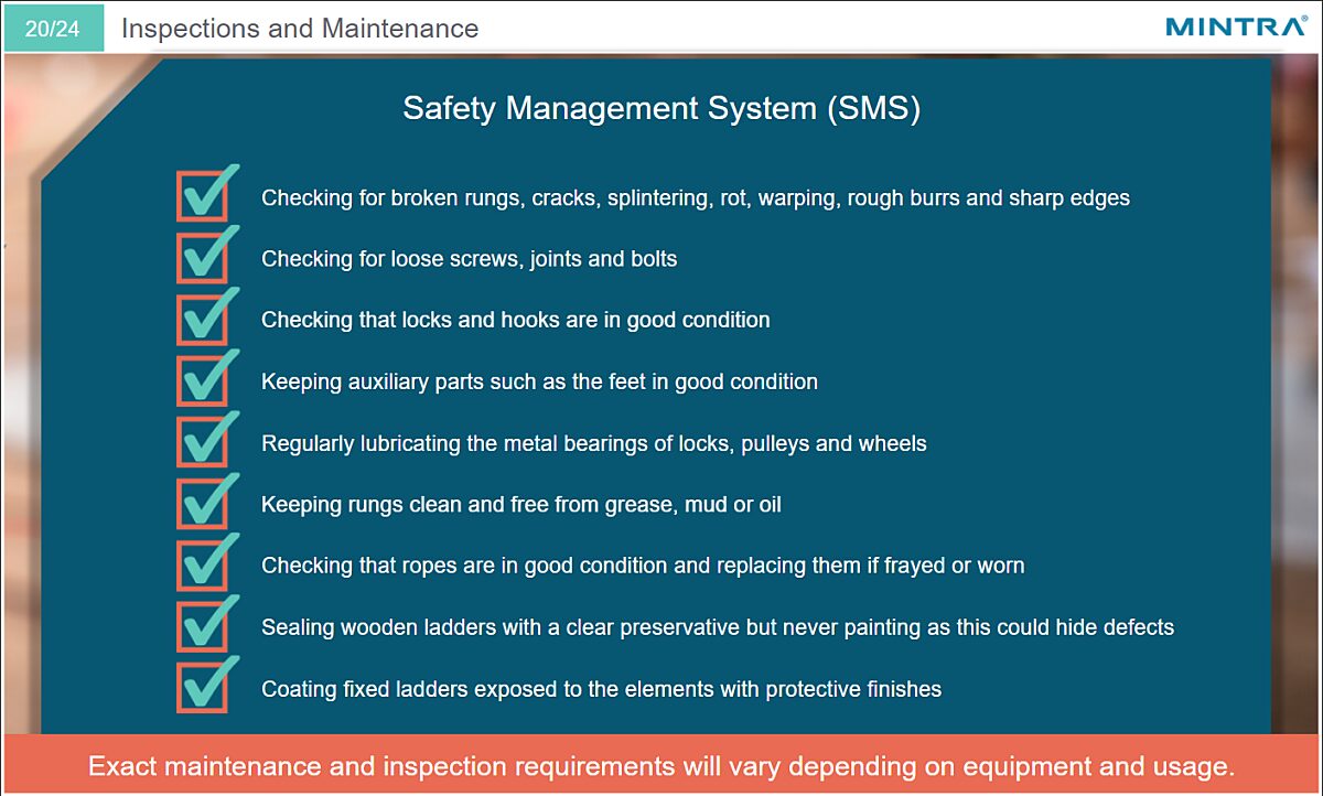 Ladder Safety (Maritime) Training05
