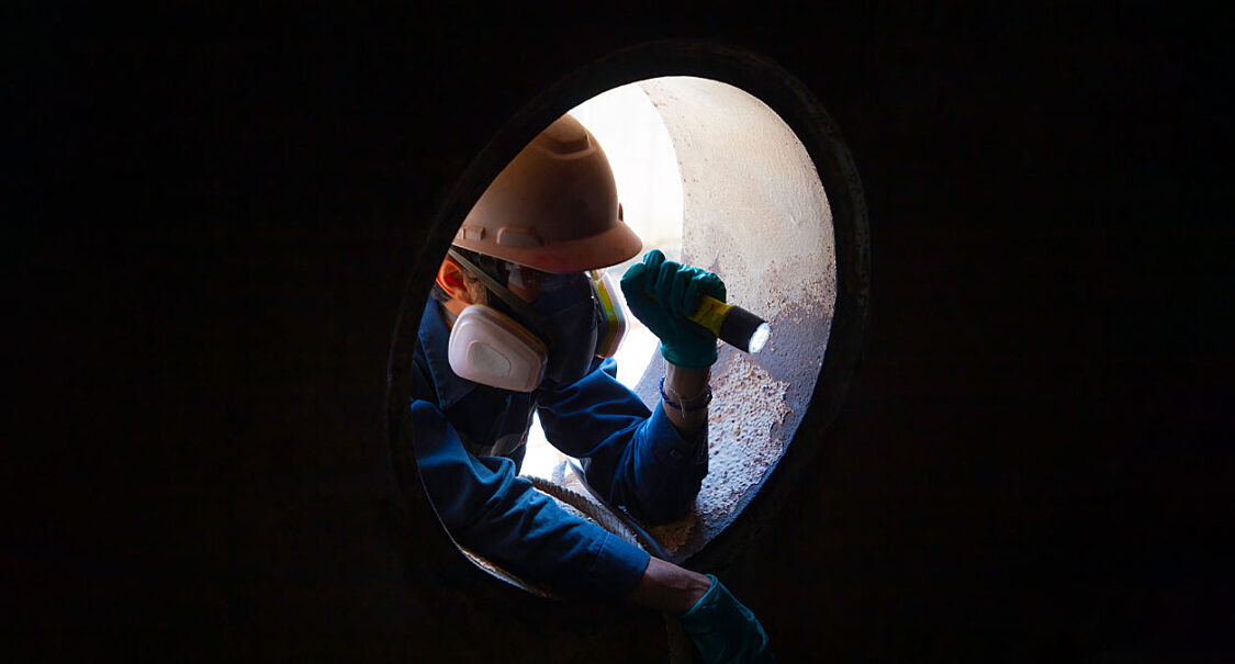 Man in a hole examine