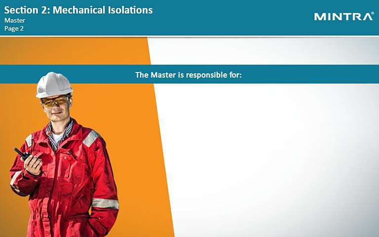 Mechanical Isolations Training
