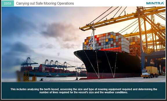Mooring Safety Training - DNV Certified 4