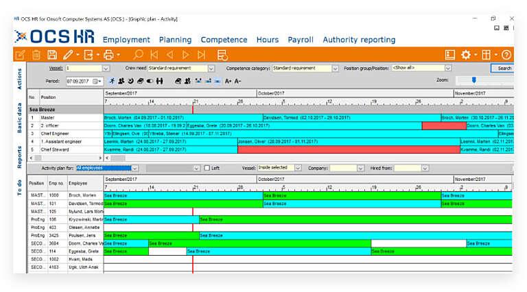 OCS HR Planning Rotation module image1