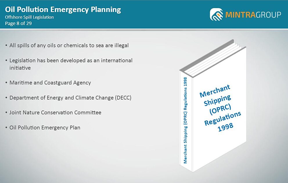 Oil Pollution Emergency Planning Training