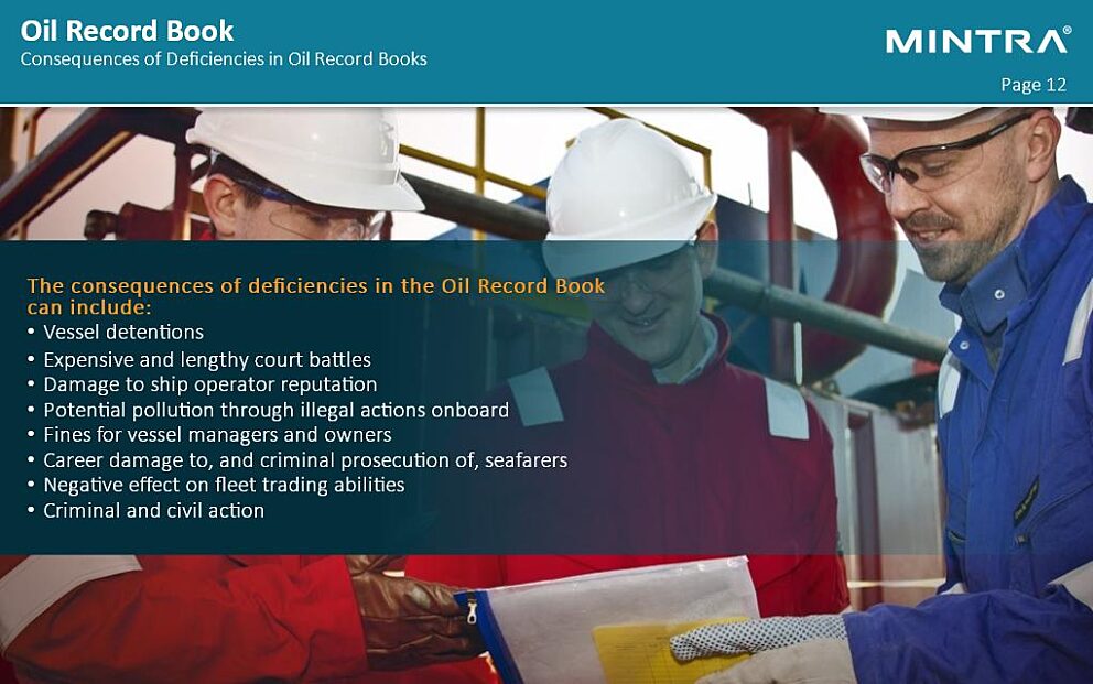 Oil Record Book Training