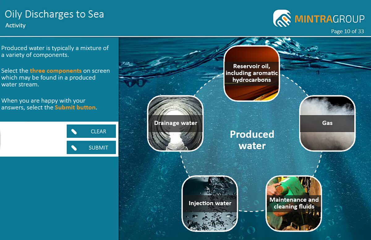 Oily Releases & Discharges to Sea Training 5