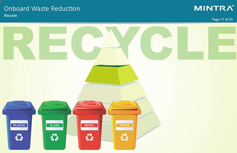 Onboard Waste Reduction Training