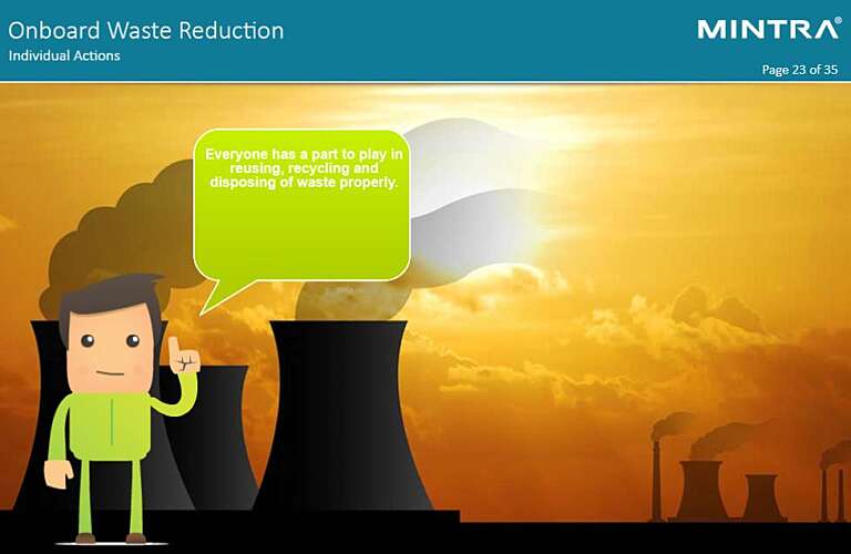 Onboard Waste Reduction Training