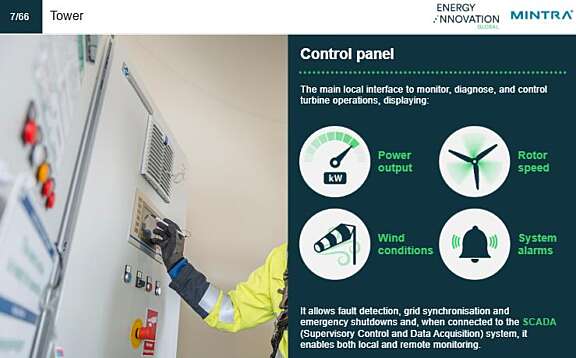 Operating Principles and Components of Wind Turbines Training