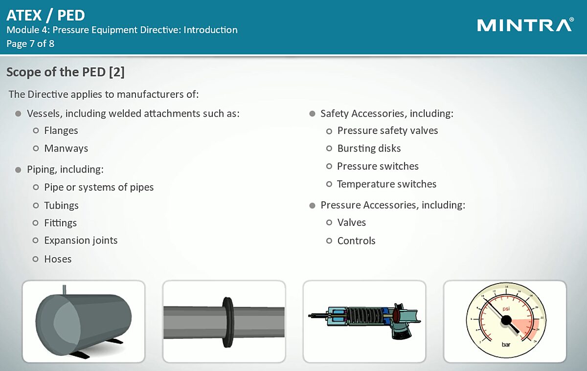 ATEX / PED Training4