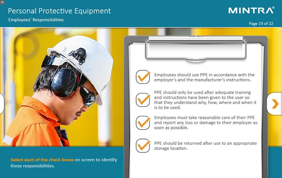 Personal Protective Equipment Training