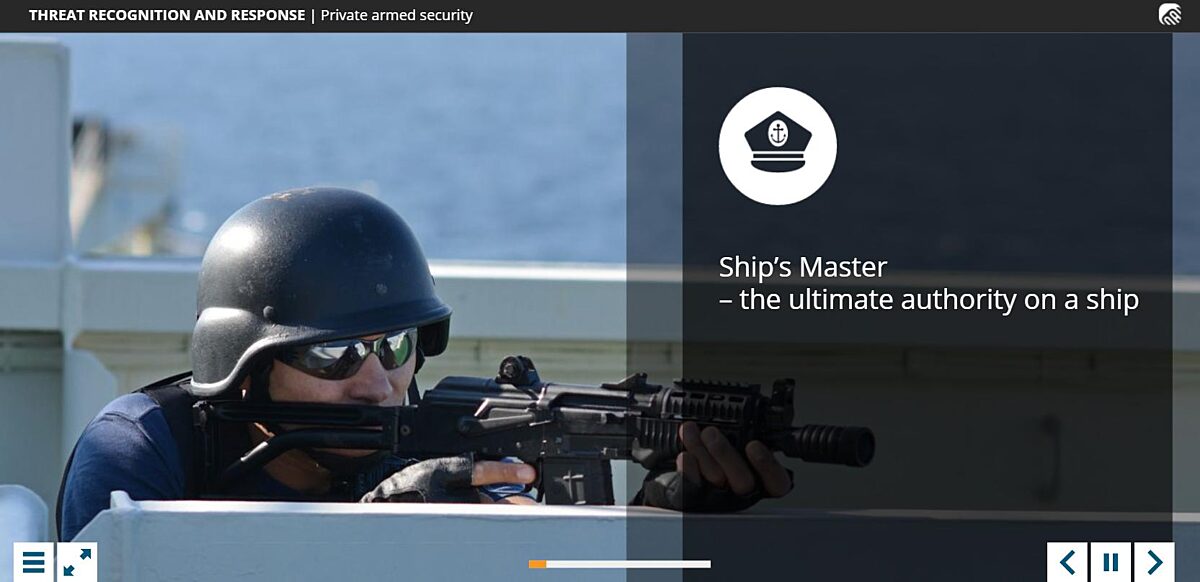 Piracy and Armed Robbery Training 5