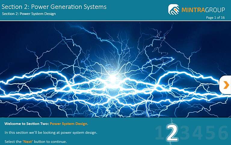 Power Generation Systems Training