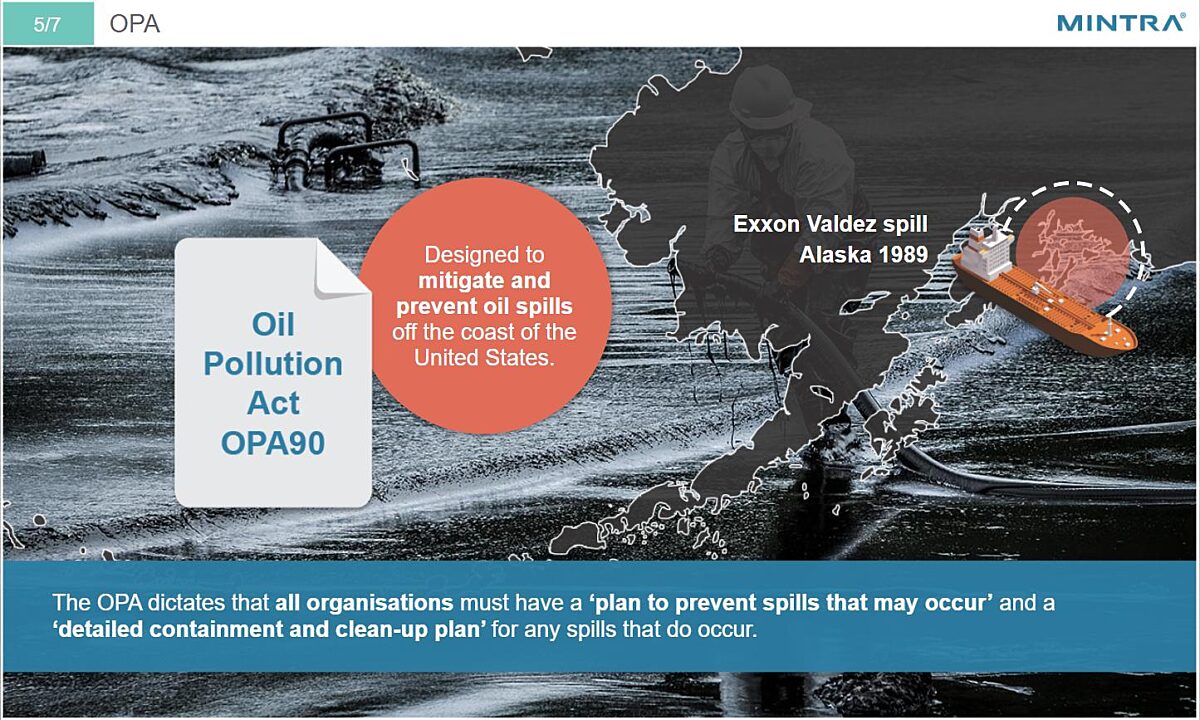 Prevention of Marine Spills SOPEP Maritime Training 3