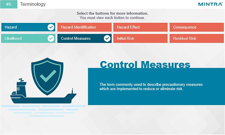 Risk Assessment (Maritime) Training 3