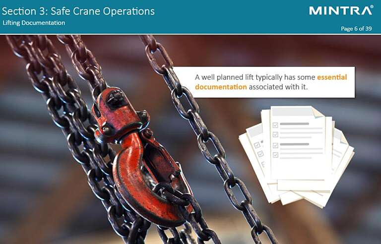 Safe Crane Operations Training