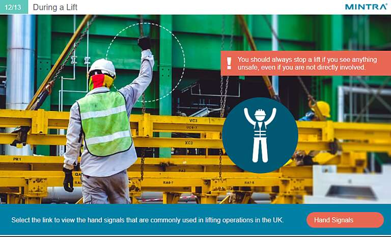 Safe Use of Lifting Appliances & Equipment Training 5