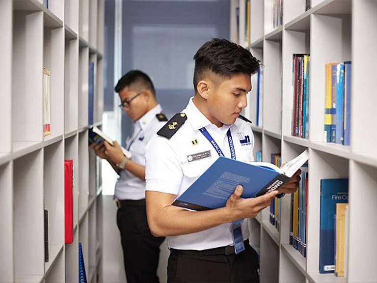 Seafarers in library