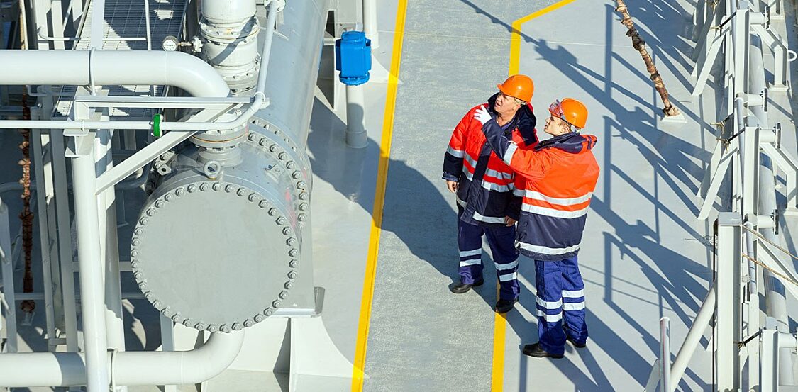 Tanker workers