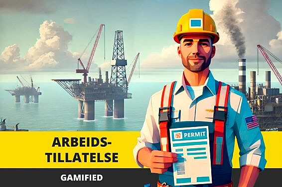 Work Authorization Work Permit Gamified Norwegian Version Training