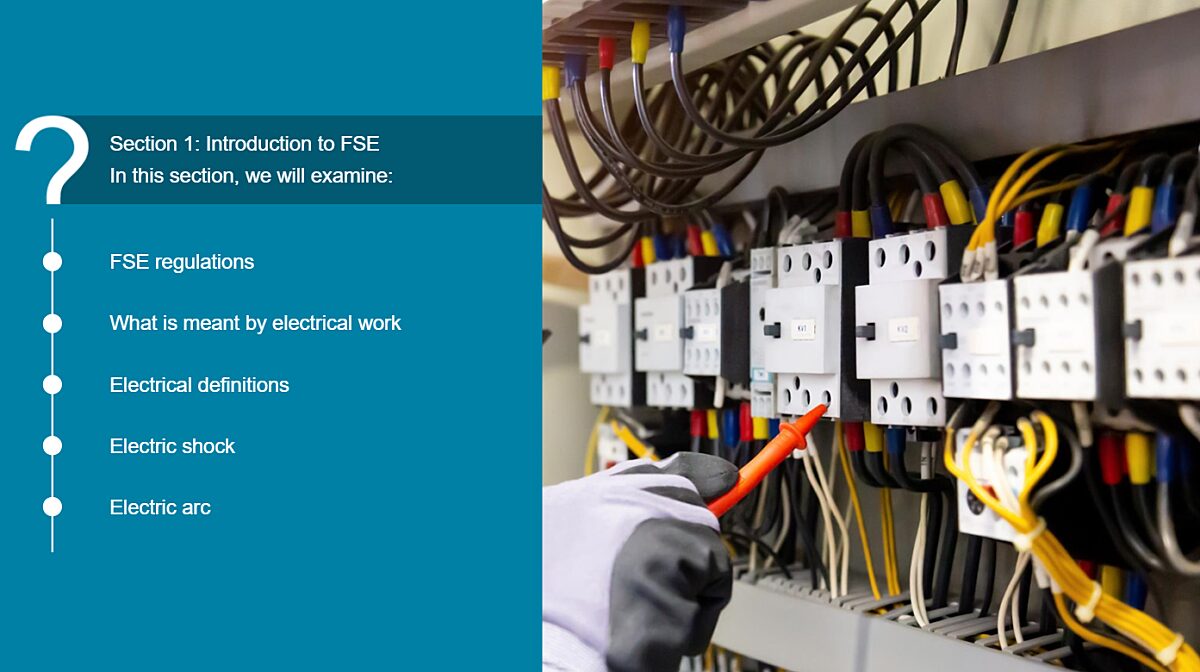 Working on High & Low Voltage  (Maritime) Training 2