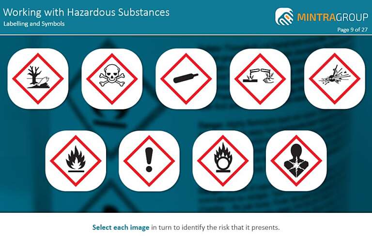 Working with Hazardous Substances (International) Training