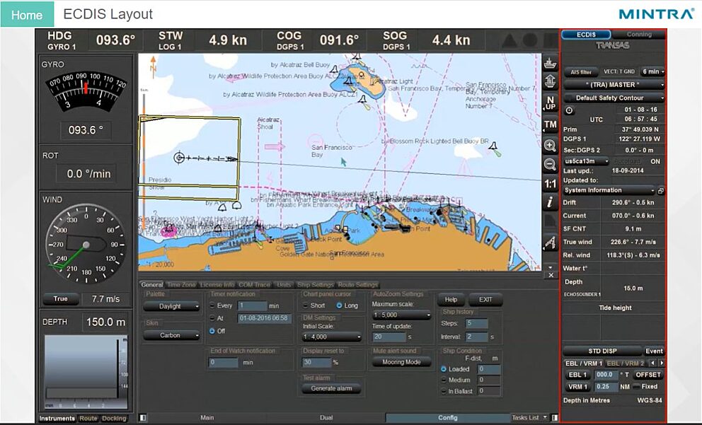 Wärtsilä NaviSailor 4000 by Transas Training