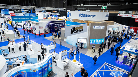 Offshore europe show floor